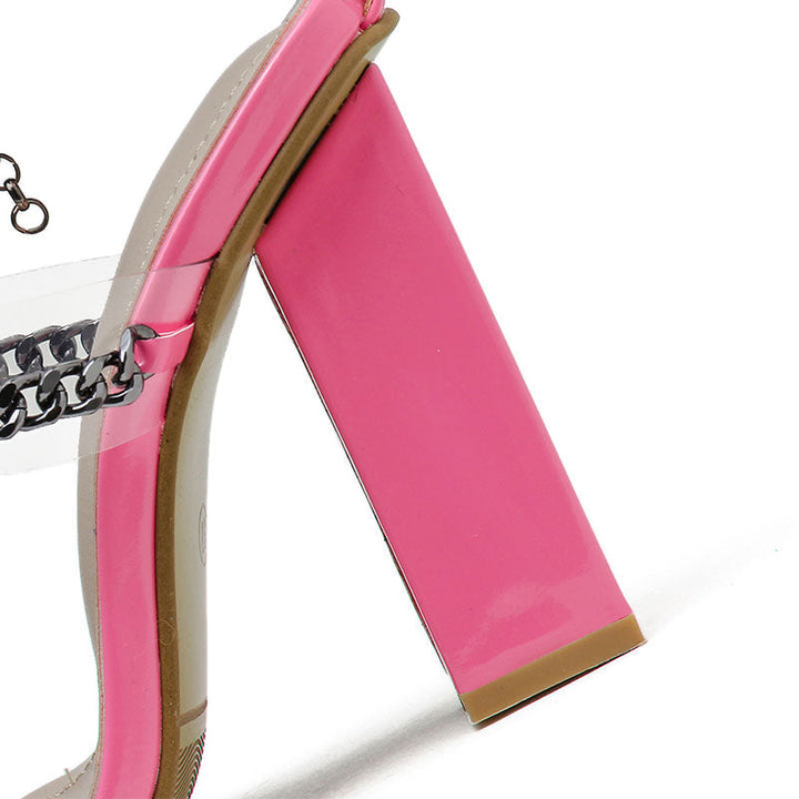 Women' s- Stylish Square Heel Sandals - Durable Design - Perfect for Any Occasion - Comfortable Footwear