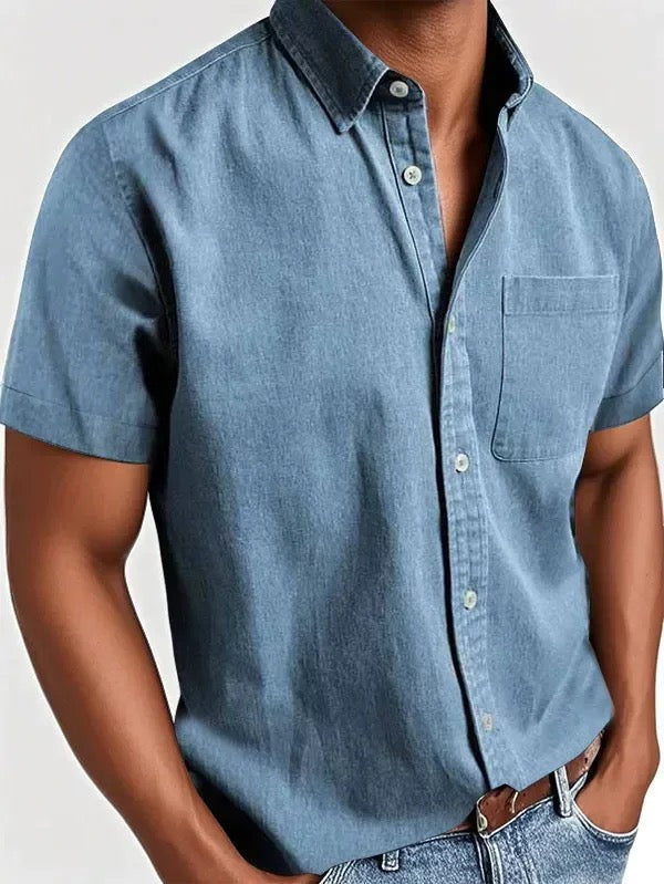 Men's - Classic Fit Shirt - Casual Button-Down