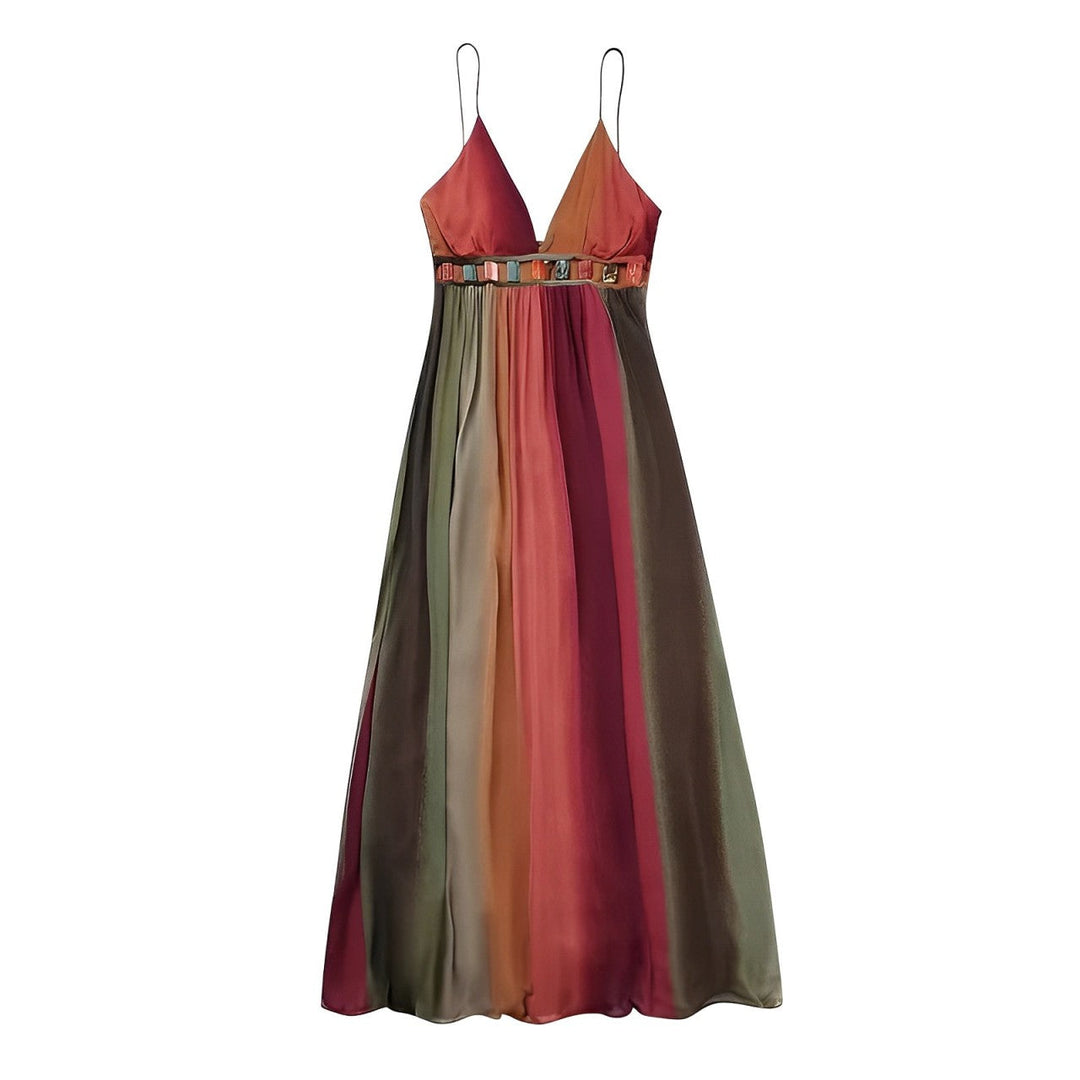 Spaghetti Strap Dress in Chiffon