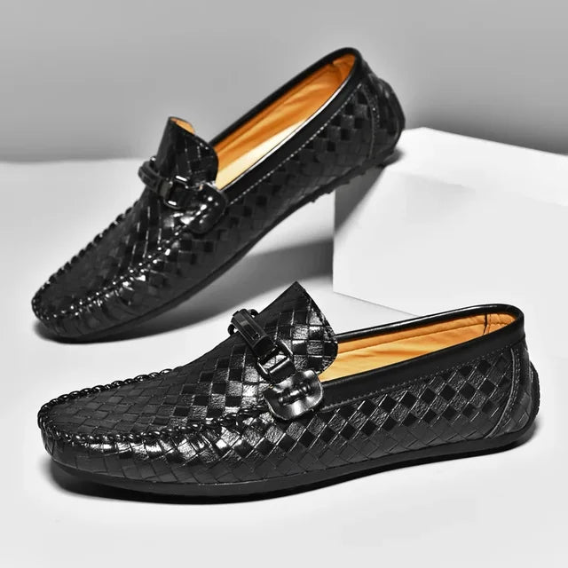 Men's leather loafers