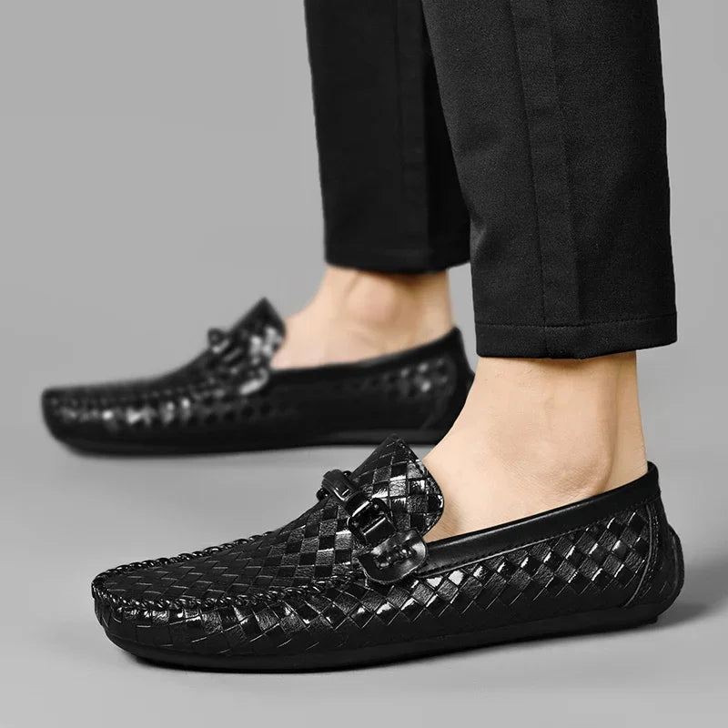 Men's leather loafers