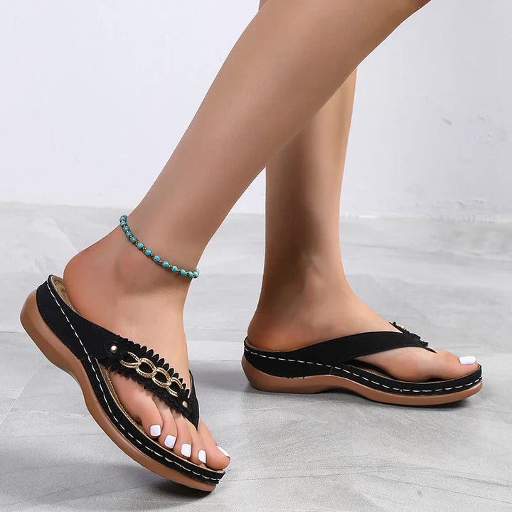 Floral women's sandals