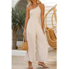 Backless double band jumpsuit