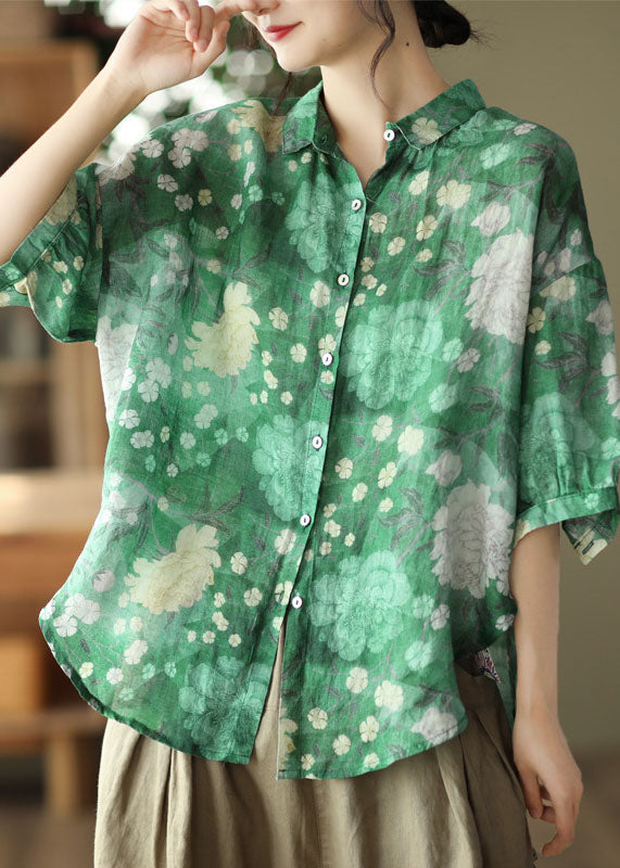 Women's - Airy Blouse - Lightweight Fabric for Warm Weather - Perfect Summer Top for Effortless Style