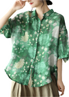 Women's - Airy Blouse - Lightweight Fabric for Warm Weather - Perfect Summer Top for Effortless Style