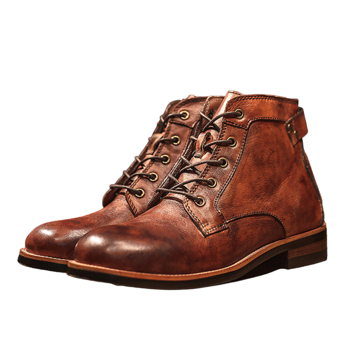 Men's leather boots