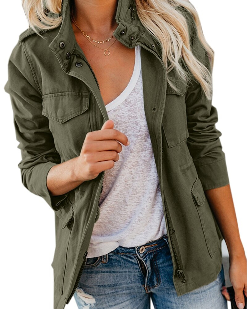 Casual transition jacket with pockets