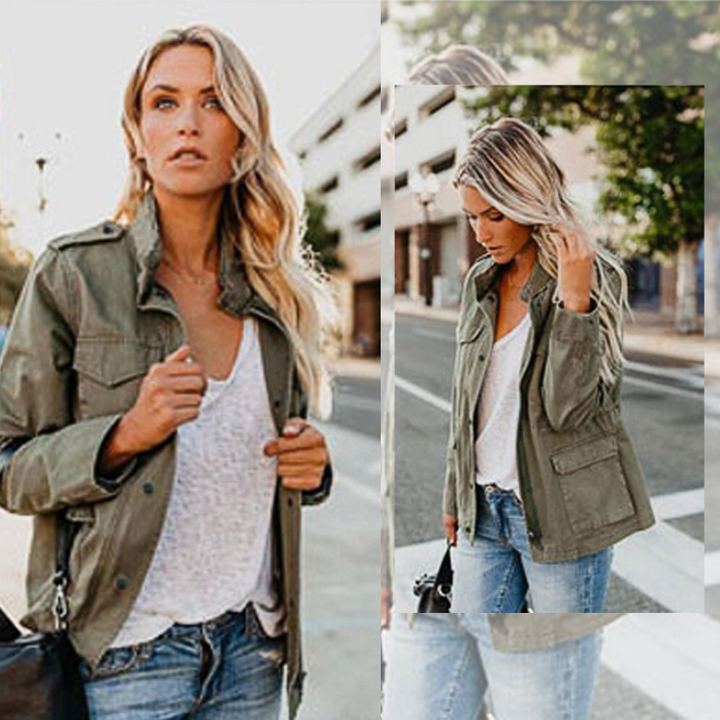 Casual transition jacket with pockets