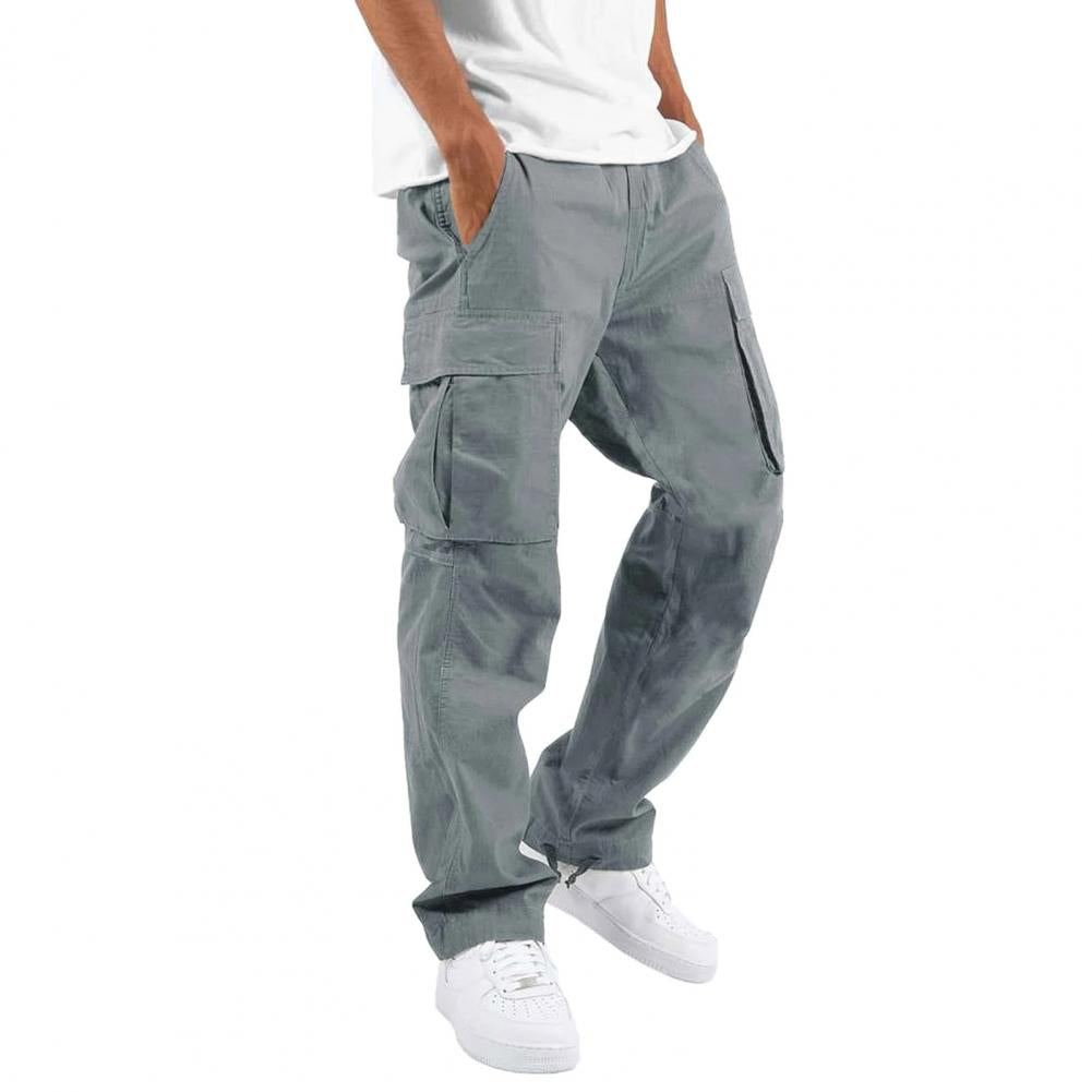 Cargo trousers with straight leg