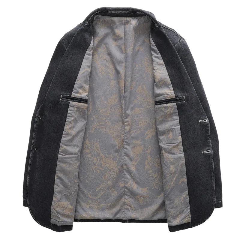 Men's - Denim Jacket - Classic Fit - Stylish & Durable Outerwear