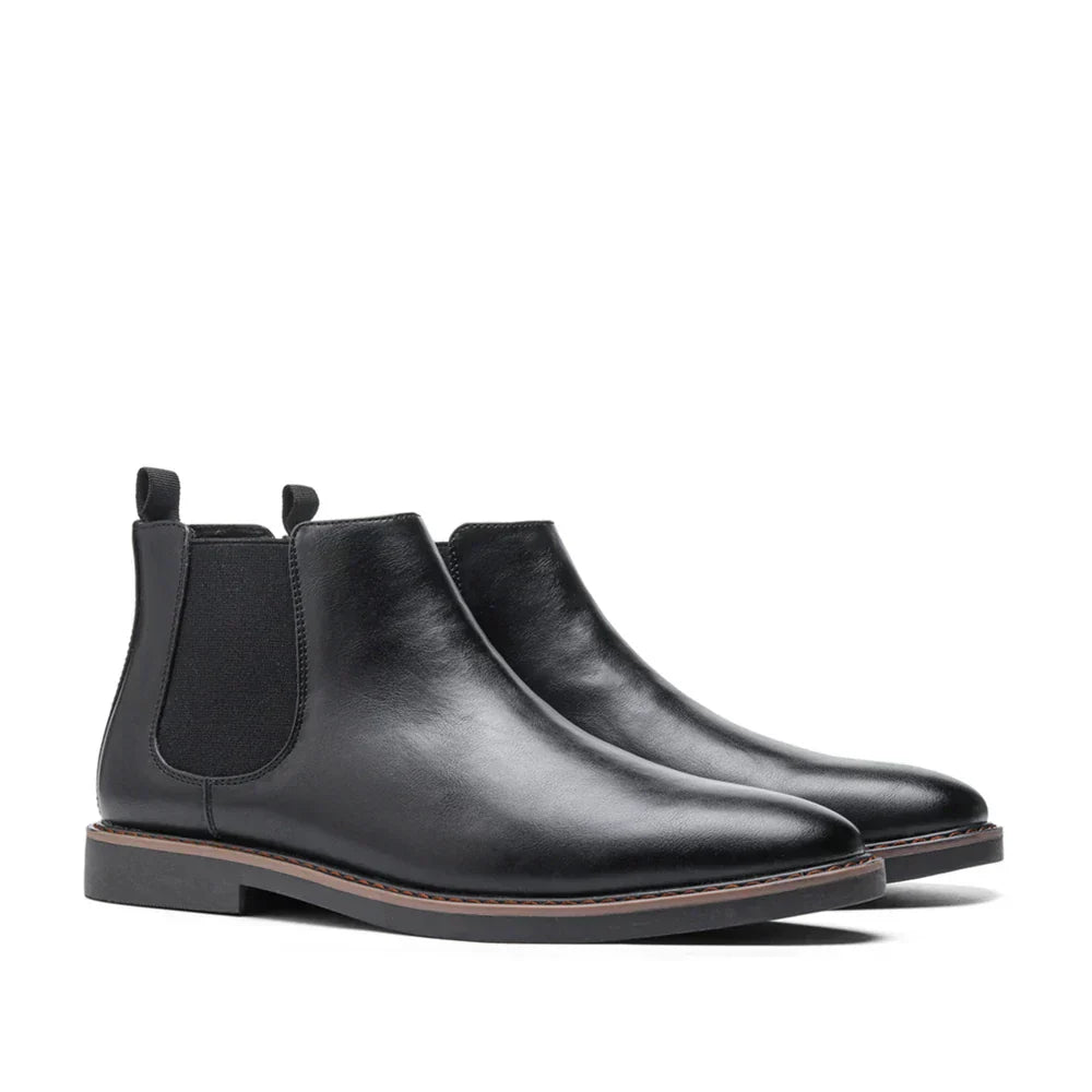 Men's - Timeless Chelsea Boots - Durable Leather - Classic Style - Minimalist design - Stylish Footwear