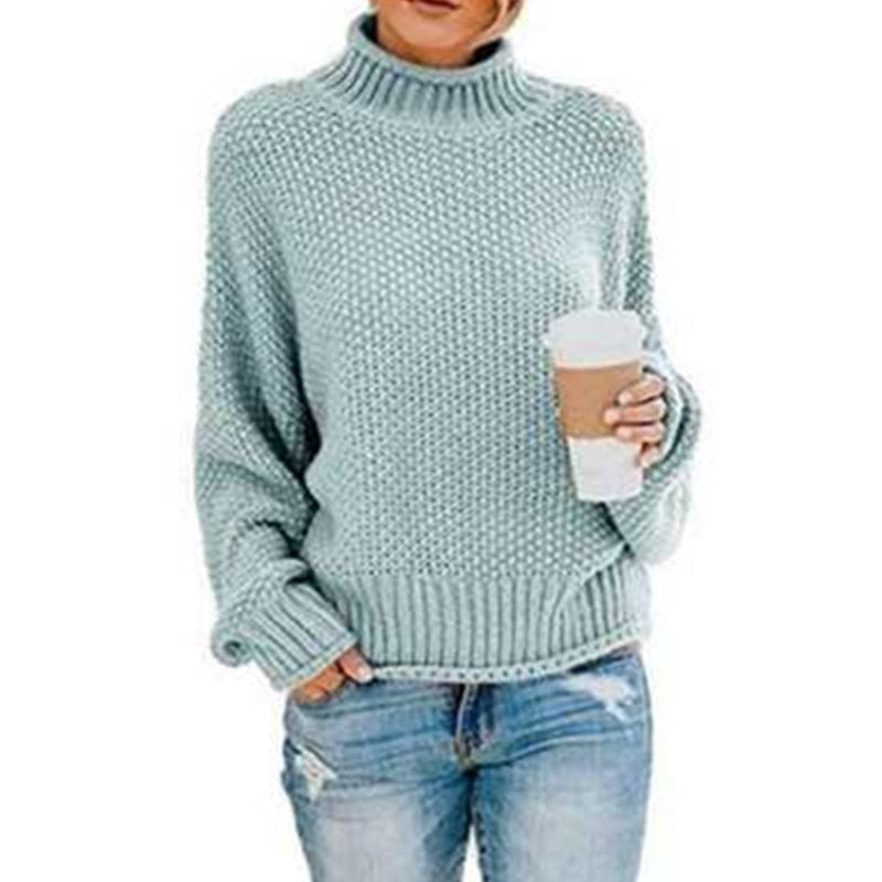 June™ knitted turtleneck jumper