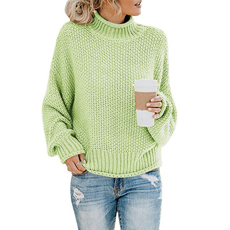 June™ knitted turtleneck jumper