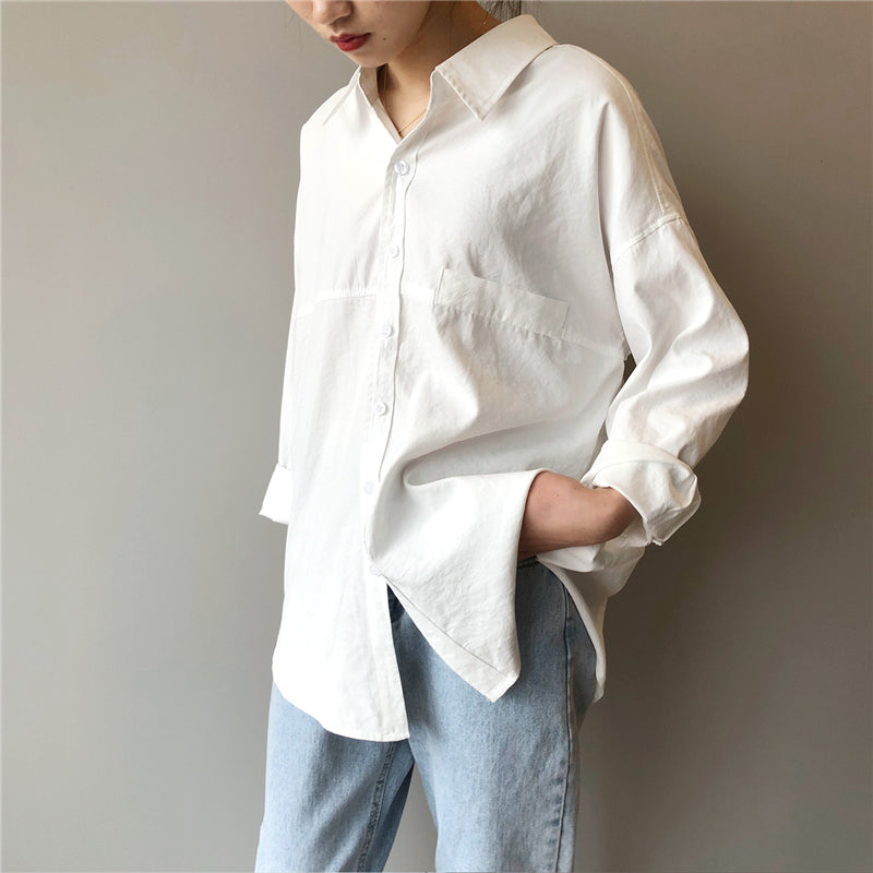 Blouse - Comfortable, robust oversize blouse