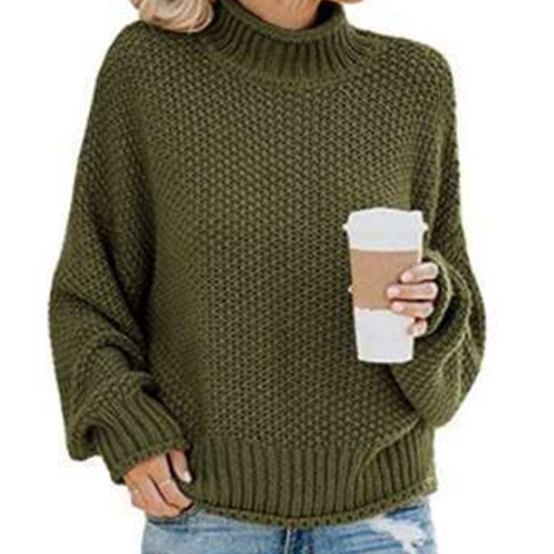 June™ knitted turtleneck jumper