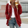 Cosy hooded jacket for women