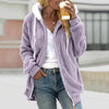 Cosy hooded jacket for women