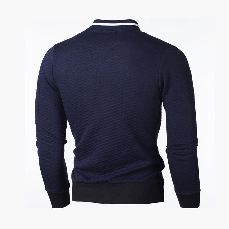 Men's – Jacket – Slim Fit Plaid – Sporty Style