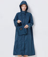 Robust mackintosh with hood ladies windbreaker