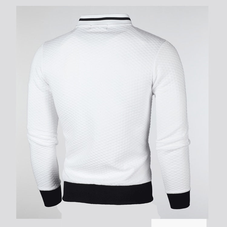 Men's – Jacket – Slim Fit Plaid – Sporty Style