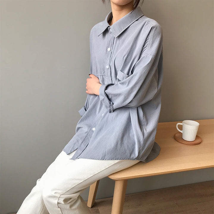 Blouse - Comfortable, robust oversize blouse