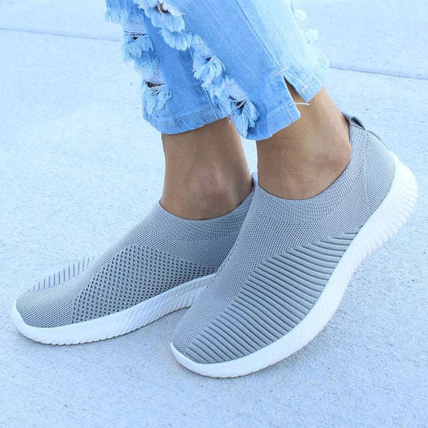 Lightweight slip-on trainers for comfort