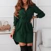 Cute blouse dress with matching belt