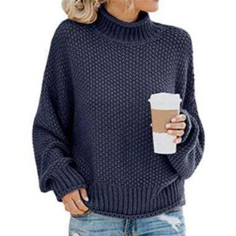 June™ knitted turtleneck jumper