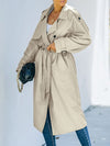 Women's coat - Classic double-breasted trench coat for women