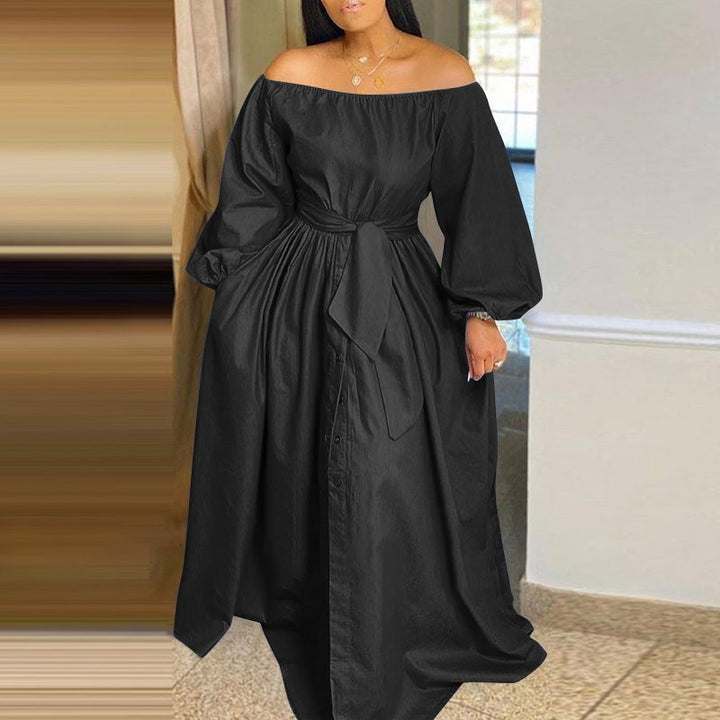 Cool queen look: oversized maxi dress for summer