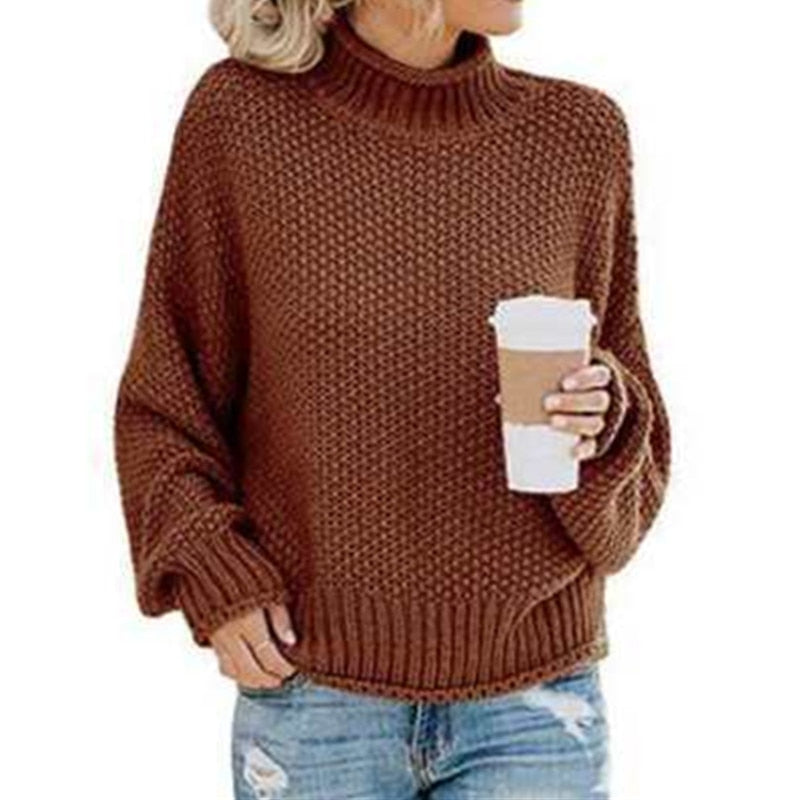 June™ knitted turtleneck jumper