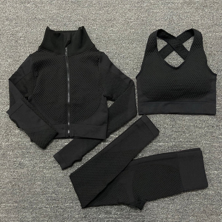 Seamless yoga set for women