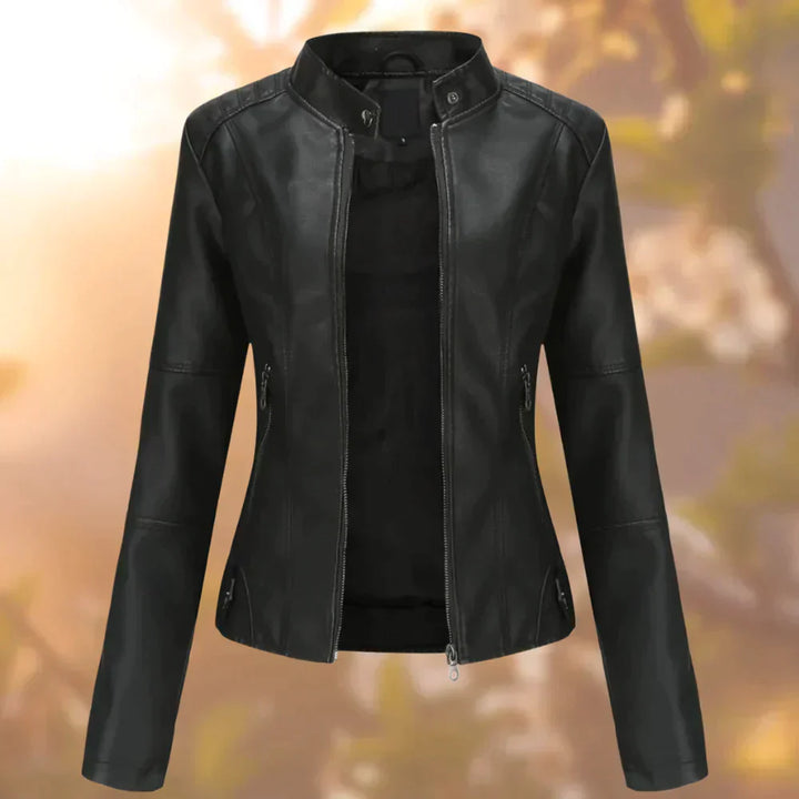 Leather jacket for women