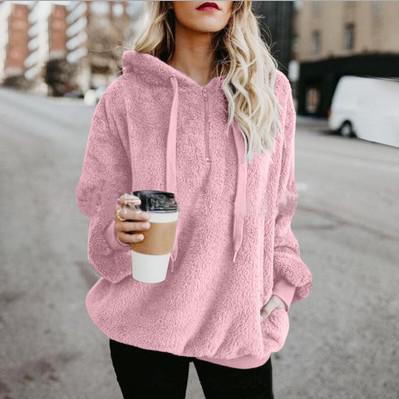 Ladies Sherpa Hoodie