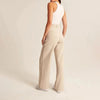 Women - High-Waisted Trousers - Stylish Design for Fashion - Trendy & Comfortable Fashion Essential