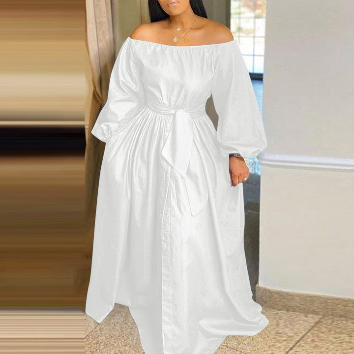 Cool queen look: oversized maxi dress for summer