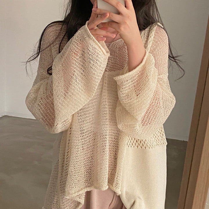 Ladies Fashionable streetwear knitted jumper