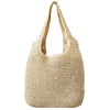 Large woven shoulder bag for women