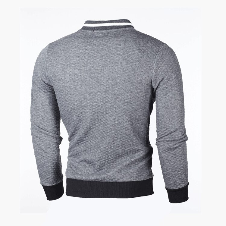 Men's – Jacket – Slim Fit Plaid – Sporty Style