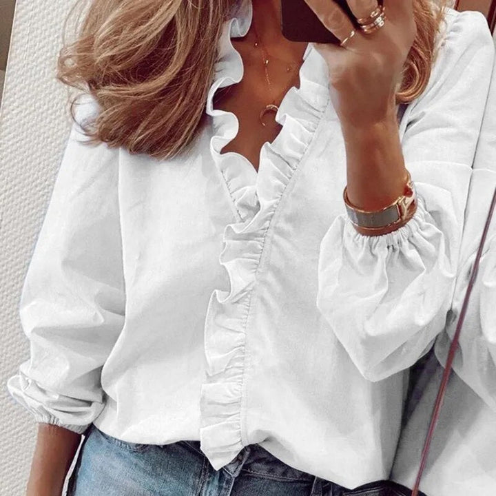 Stylish ruffled blouse for elegant looks