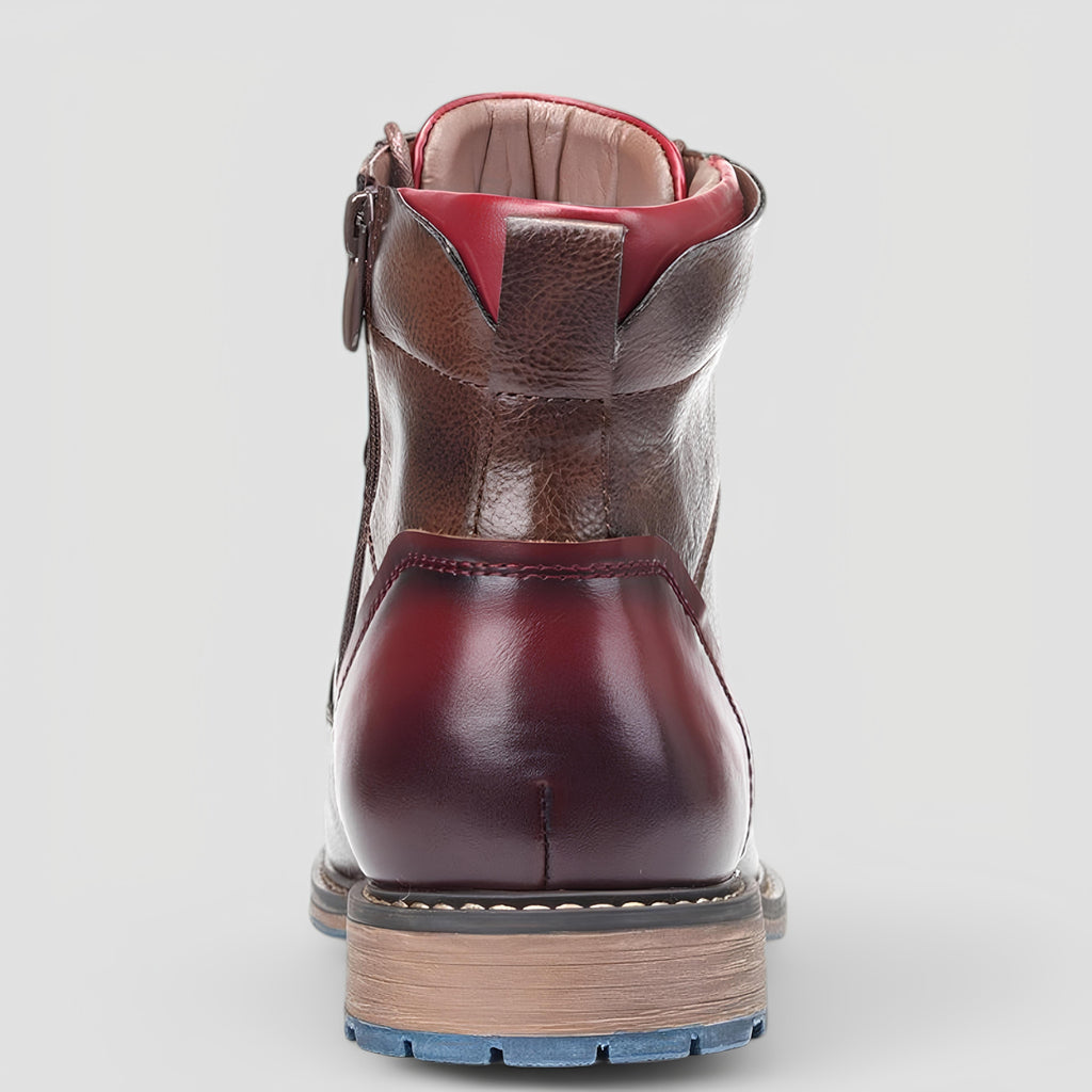 Men's - Boots - Full-Grain Leather - Burnished Finish