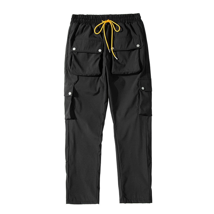 Utility cargo trousers with oversized pockets