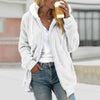 Cosy hooded jacket for women