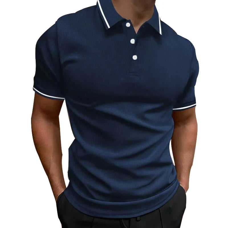 Men's Casual Comfortable Revers Polo Shirt