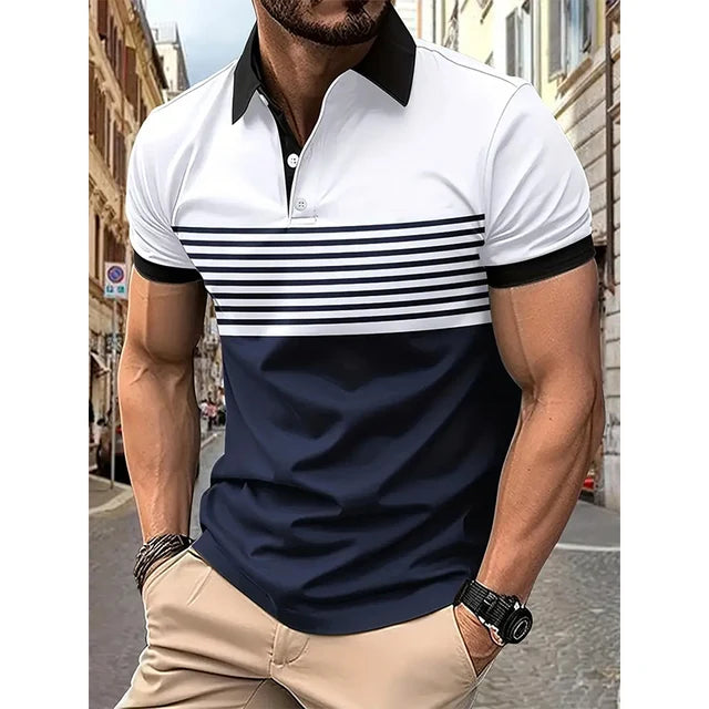 Men's Business Casual Polo Shirt