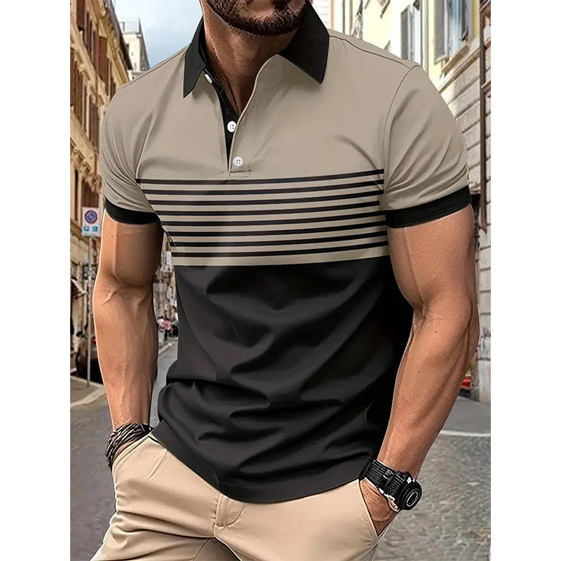 Men's Business Casual Polo Shirt