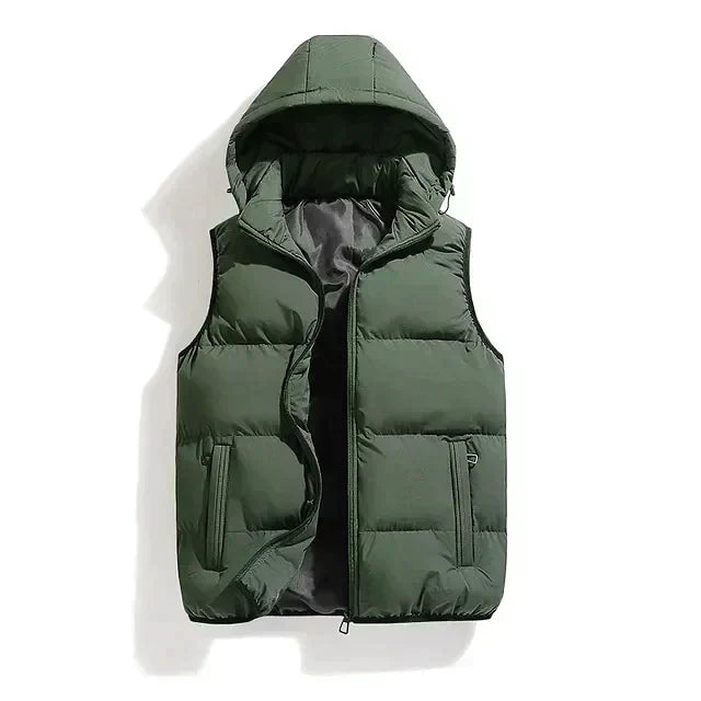 Men - Waistcoat - Detachable Hood - Stylish Casual Outerwear