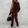 Luxurious velvet lounge suit