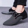 Modern derby shoes with mesh design