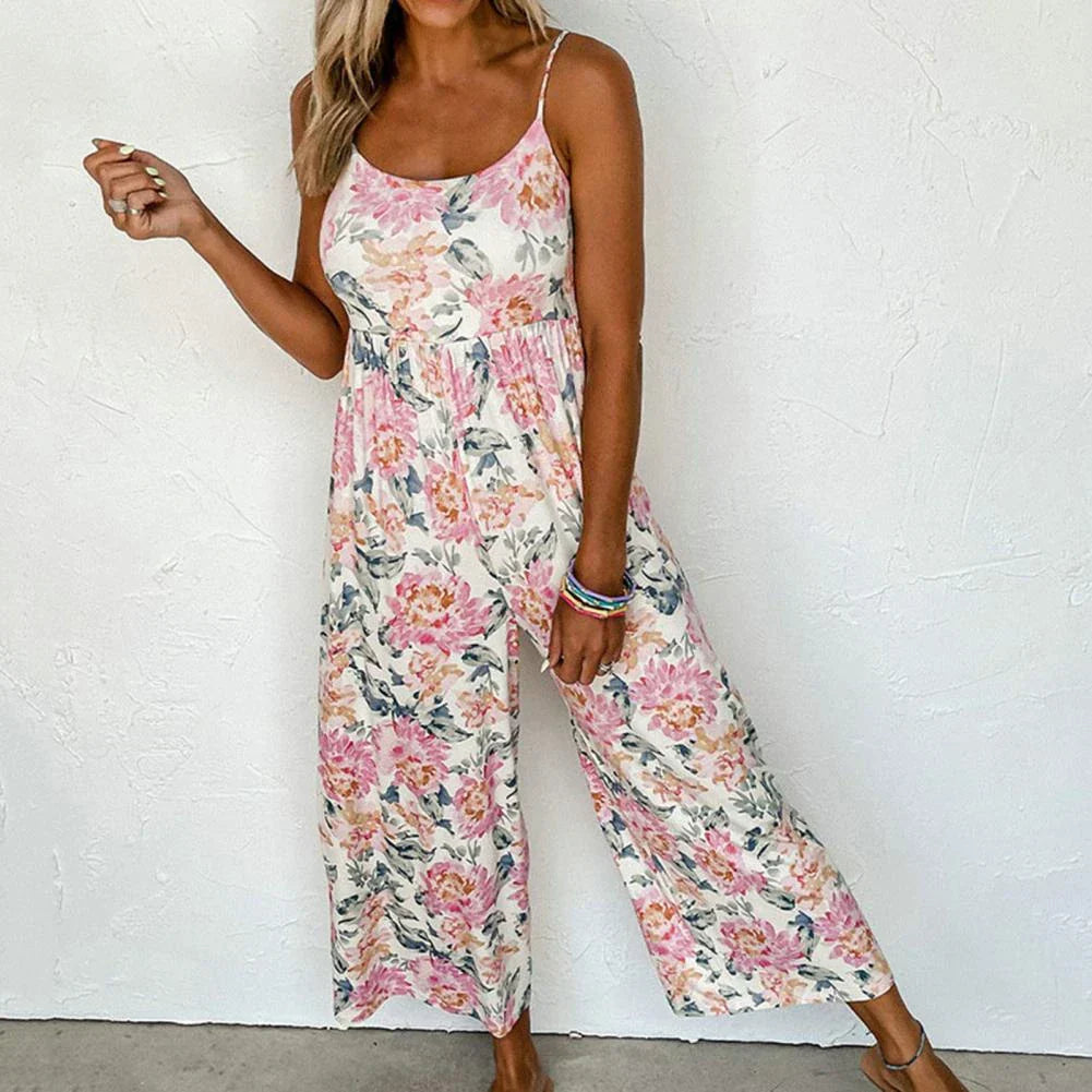 Jumpsuit with floral print